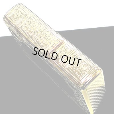 画像9: ZIPPO ライター 1937レプリカ フラットトップ ゴールド&ブルー ファンタジーブック ジッポ かっこいい 5面加工 エッチング彫刻 金青 金タンク おしゃれ メンズ プレゼント ギフト