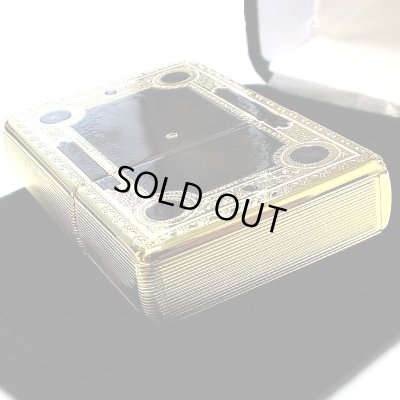 画像5: ジッポ 1937レプリカ フラットトップ ZIPPO ライター ファンタジーブック おしゃれ ゴールド&ブラック かっこいい 5面加工 エッチング彫刻 金黒 金タンク メンズ プレゼント ギフト