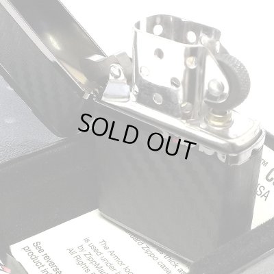 画像4: ZIPPO アーマー ジッポ ライター カーボン ブラック 4面連続加工 黒ニッケルメッキ かっこいい シンプル メンズ おしゃれ ギフト 父の日 プレゼント