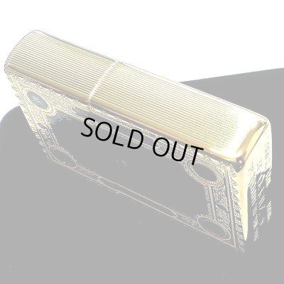 画像8: ZIPPO ライター 1937レプリカ フラットトップ ゴールド&ブルー ファンタジーブック ジッポ かっこいい 5面加工 エッチング彫刻 金青 金タンク おしゃれ メンズ プレゼント ギフト