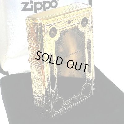 画像6: ジッポ 1937レプリカ フラットトップ ZIPPO ライター ファンタジーブック おしゃれ ゴールド&ブラック かっこいい 5面加工 エッチング彫刻 金黒 金タンク メンズ プレゼント ギフト
