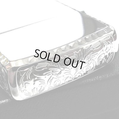 画像5: ZIPPO ライター アーマー 鏡面プラチナシルバー ジッポ サイドアラベスク リューター加工 ギフト シンプル かっこいい 重厚 おしゃれ メンズ プレゼント