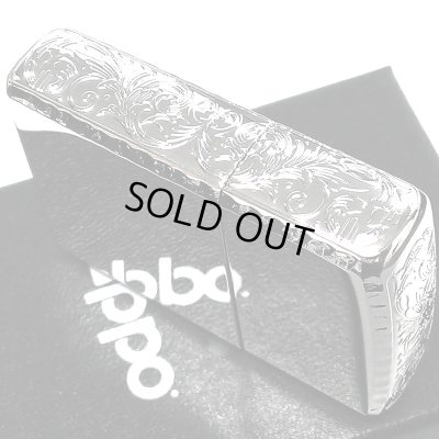 画像6: ZIPPO ライター アーマー 鏡面プラチナシルバー ジッポ サイドアラベスク リューター加工 ギフト シンプル かっこいい 重厚 おしゃれ メンズ プレゼント