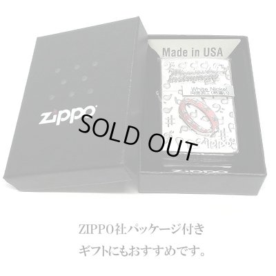 画像7: ZIPPO かわいい 楽器 タンバリン メタル ジッポロゴ ライター シルバー 可愛い 両面加工 ハート 音符 ホワイトニッケル 銀 おしゃれ メンズ レディース プレゼント ギフト