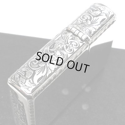 画像6: ZIPPO アーマー サイドアラベスク シルバー ジッポ ライター イブシ仕上げ リューター加工 渋い シンプル かっこいい 重厚 おしゃれ メンズ プレゼント ギフト