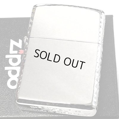 画像7: ZIPPO ライター アーマー 鏡面プラチナシルバー ジッポ サイドアラベスク リューター加工 ギフト シンプル かっこいい 重厚 おしゃれ メンズ プレゼント