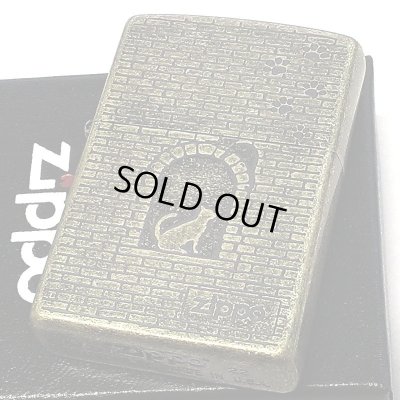 画像2: ZIPPO ネコ CAT ジッポライター レンガ 真鍮メッキ 猫 ゴールド おしゃれ かわいい 女性 可愛い レディース ギフト メンズ プレゼント