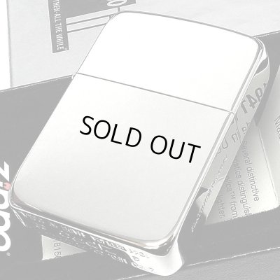 画像1: ZIPPO ライター 超鏡面 プラチナプレーティング 1941復刻モデル ジッポ かっこいい シルバー シンプル おしゃれ 銀 スタンダード 丸角 メンズ ギフト プレゼント