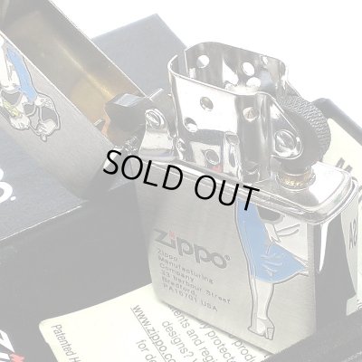 画像4: ZIPPO ウィンディー ジッポ ライター ロゴ 銀 かっこいい ブルー アンティークシルバー サテン仕上げ 色差し 彫刻 レトロ おしゃれ メンズ ギフト プレゼント