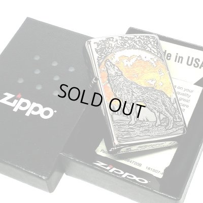 画像6: ZIPPO ライター ウルフデザイン ジッポ 狼 シルバー燻し オオカミ 彫刻 WOLF DESIGN かっこいい 珍しい メンズ 銀メッキ おしゃれ ギフト プレゼント
