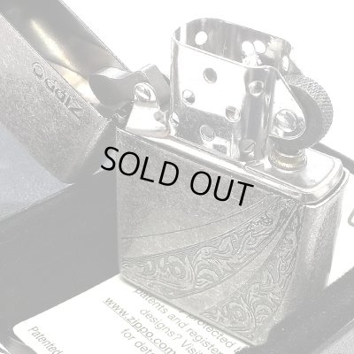 画像4: ZIPPO アラベスク ジッポ ライター ロゴ ニッケルバレル エッチング彫刻 おしゃれ 唐草 アンティークシルバー かっこいい メンズ お洒落 ギフト プレゼント