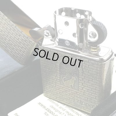 画像4: ZIPPO ネコ CAT ジッポライター レンガ 真鍮メッキ 猫 ゴールド おしゃれ かわいい 女性 可愛い レディース ギフト メンズ プレゼント