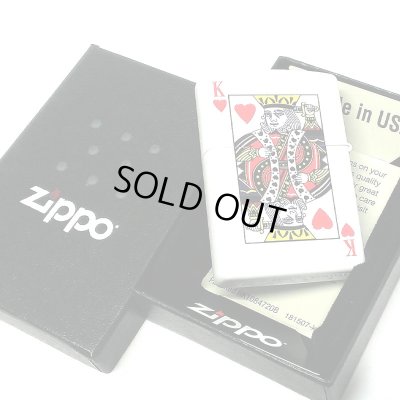 画像5: ZIPPO ライター トランプ ハートのエース 裏面キング ジッポ 両面加工 かっこいい おしゃれ ホワイト 白 ギフト プレゼント レディース メンズ