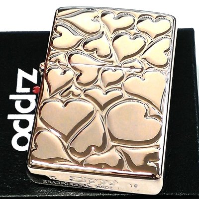 画像2: ZIPPO ライター ハート FILL LOVE ジッポ ローズピンク レディース かわいい ピンクゴールド おしゃれ 女性 プレゼント ギフト