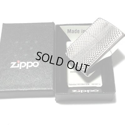 画像6: ZIPPO ライター ダイヤモンドカット ジッポ プラチナシルバー 彫刻 両面加工 銀 かっこいい おしゃれ メンズ ギフト プレゼント