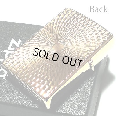 画像3: ジッポ ライター ZIPPO ダイヤモンドカット ゴールド K24 純金メッキ 彫刻 両面加工 金タンク ジッポー かっこいい おしゃれ メンズ ギフト プレゼント
