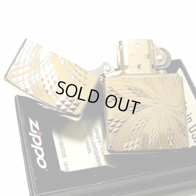 画像5: ZIPPO ライター ダイヤモンドカット スパイラル ジッポ K24 純金メッキ 彫刻 金タンク 両面加工 メンズ かっこいい ジッポー ギフト プレゼント