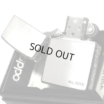 画像7: ZIPPO ライター 限定３面彫刻 アラベスク シルバー ジッポ かっこいい イブシ仕上げ シリアルNo刻印 コーナーリューター おしゃれ ギフト メンズ プレゼント