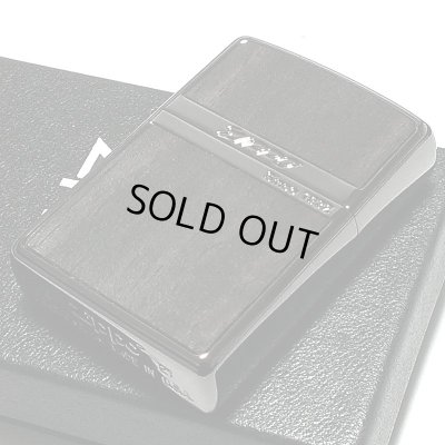 画像5: ZIPPO ローズウッド ダーク ネオブラック 彫刻 ストライプ ジッポ ライター ウッド貼り 黒 両面加工 かっこいい おしゃれ レディース メンズ ギフト プレゼント