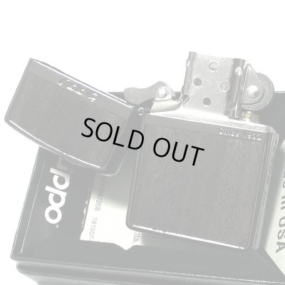 画像4: ZIPPO ローズウッド ダーク ネオブラック 彫刻 ストライプ ジッポ ライター ウッド貼り 黒 両面加工 かっこいい おしゃれ レディース メンズ ギフト プレゼント