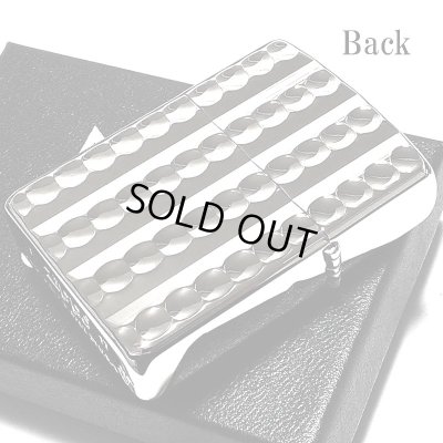 画像3: ZIPPO ライター アーマー 天然オニキス＆NC彫刻 ジッポ かっこいい シルバー 両面加工 ホワイトニッケル 天然石 重厚 おしゃれ メンズ ギフト プレゼント