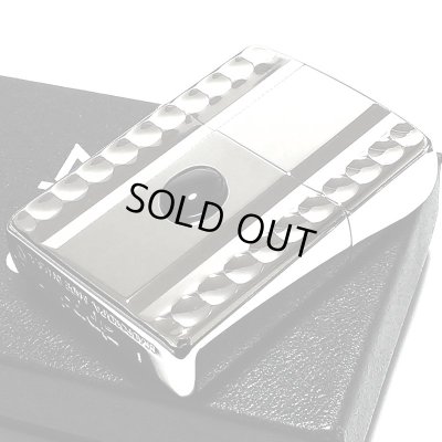 画像5: ZIPPO ライター アーマー 天然オニキス＆NC彫刻 ジッポ かっこいい シルバー 両面加工 ホワイトニッケル 天然石 重厚 おしゃれ メンズ ギフト プレゼント