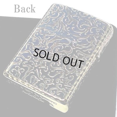 画像3: ZIPPO アーマー 唐草 鳳凰 ジッポ ライターアラベスク 5面彫刻 ゴールド イブシ加工 重厚 コーナーリューター 金タンク 燻し仕上げ フェニックス かっこいい 高級 メンズ 渋い ギフト プレゼント
