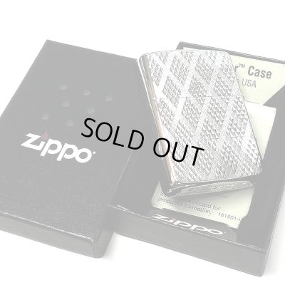画像5: ZIPPO アーマー ジッポ ライター Diamante ホワイトニッケル ダイヤカット彫刻 両面加工 シルバー 重厚 かっこいい おしゃれ メンズ ギフト