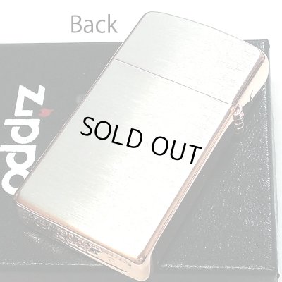 画像4: ZIPPO スリム ジッポ ライター ハート クロス ラバーズ 彫刻 ピンクゴールド シルバーサテン 可愛い 女性 メンズ レディース かわいい シンプル ギフト プレゼント