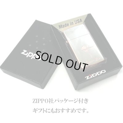 画像7: ZIPPO スリム ジッポ ライター ハート クロス ラバーズ 彫刻 ピンクゴールド シルバーサテン 可愛い 女性 メンズ レディース かわいい シンプル ギフト プレゼント