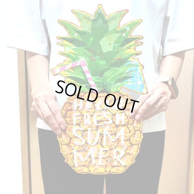画像6: ブリキ看板 可愛い ビンテージ Pineapple Summer パイナップル ジュース アンティーク ガレージ プレート 壁飾り アメリカン 雑貨 インテリア おしゃれ かわいい サーファー カフェ 店舗