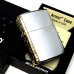 画像9: ZIPPO アーマー 限定 3面彫刻 アラベスク シルバー&ゴールド ジッポ ライター かっこいい 金銀 シリアルNo刻印 コーナーリューター 重厚 メンズ ギフト (9)