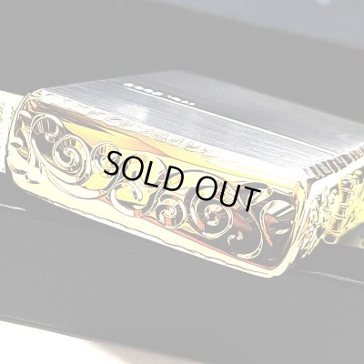 画像6: ZIPPO アーマー 限定 3面彫刻 アラベスク シルバー&ゴールド ジッポ ライター かっこいい 金銀 シリアルNo刻印 コーナーリューター 重厚 メンズ ギフト