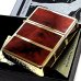 画像8: ZIPPO ライター 限定 1935 復刻レプリカ ジッポ ゴールド＆ブラウン 4面加工 かっこいい シリアルナンバー入り 角型 3バレル おしゃれ メンズ ギフト プレゼント (8)