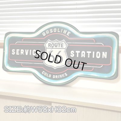 画像3: ブリキ看板 アンティーク 可愛い SERVICE STATION アメリカン 壁掛け プレート 壁飾り ビンテージ 雑貨 大きい インテリア かわいい サーファー カフェ 店舗
