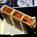 画像6: ZIPPO ライター 限定 1935 復刻レプリカ ジッポ ゴールド＆ブラウン 4面加工 かっこいい シリアルナンバー入り 角型 3バレル おしゃれ メンズ ギフト プレゼント (6)