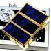 画像5: ZIPPO ライター 限定 1935 復刻レプリカ ジッポー ゴールド＆ブルー かっこいい 4面加工 シリアルナンバー入り 角型 動画有り ギフト プレゼント 3バレル おしゃれ メンズ (5)