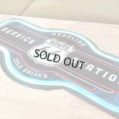 画像5: ブリキ看板 アンティーク 可愛い SERVICE STATION アメリカン 壁掛け プレート 壁飾り ビンテージ 雑貨 大きい インテリア かわいい サーファー カフェ 店舗