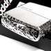 画像6: ZIPPO アーマー 限定 ３面彫刻 アラベスク 鏡面プラチナ シルバー ジッポ ライター かっこいい シリアルNo刻印 コーナーリューター 重厚 メンズ (6)