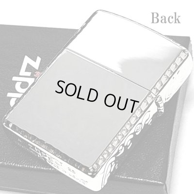 画像7: ZIPPO アーマー 限定 ３面彫刻 アラベスク 鏡面プラチナ シルバー ジッポ ライター かっこいい シリアルNo刻印 コーナーリューター 重厚 メンズ
