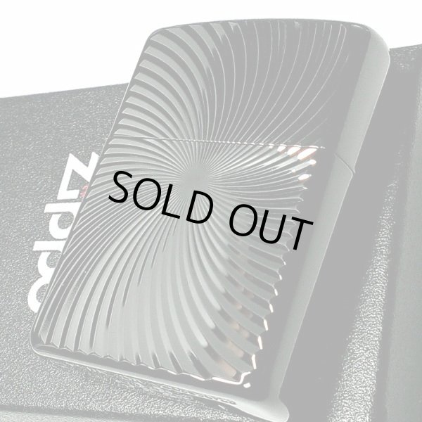 画像2: ZIPPO アーマー ブラックチタンウェーブ ジッポ ライター チタン加工 彫刻 両面加工 黒 かっこいい 重厚 おしゃれ 高級 メンズ ギフト プレゼント (2)