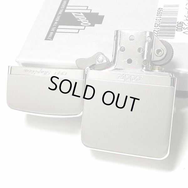 画像4: ZIPPO ライター ジッポ 1941 復刻レプリカ ミラーライン シルバー サテン＆鏡面 かっこいい おしゃれ シンプル メンズ レディース ギフト プレゼント (4)