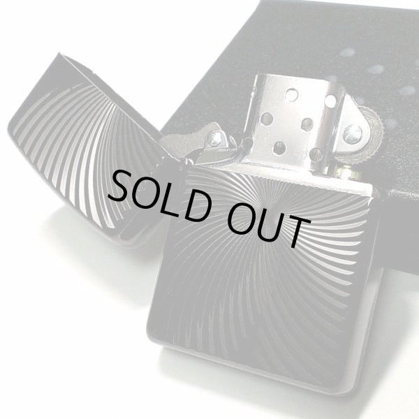 画像5: ZIPPO アーマー ブラックチタンウェーブ ジッポ ライター チタン加工 彫刻 両面加工 黒 かっこいい 重厚 おしゃれ 高級 メンズ ギフト プレゼント (5)