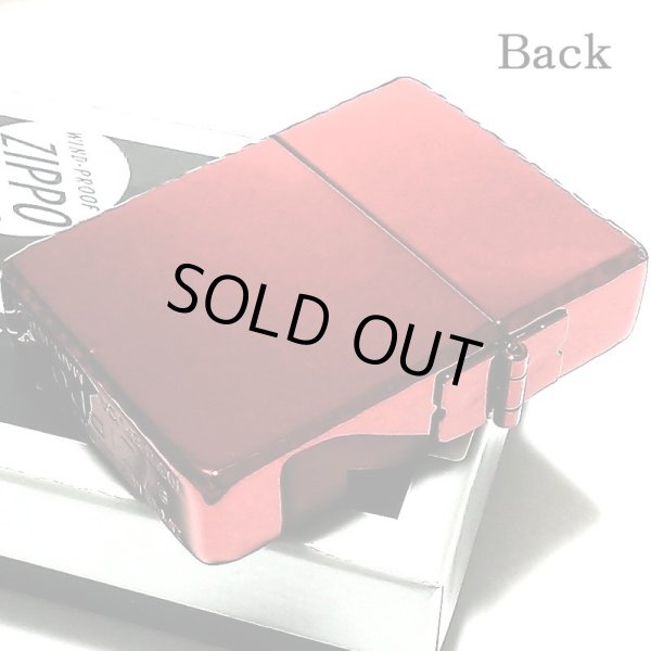 画像4: ジッポ 1935 復刻レプリカ ワインレッド ZIPPOライター ロゴデザイン シンプル かっこいい リューターカット 金差し 角型 高級 赤 おしゃれ メンズ ギフト プレゼント (4)