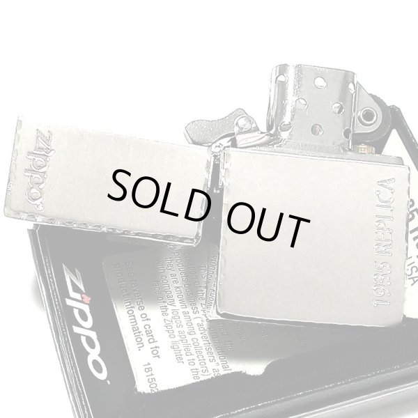 画像5: ジッポ 1935 復刻レプリカ サテンシルバー ZIPPOライター ロゴデザイン シンプル サテン＆ミラー かっこいい リューターカット 銀差し 角型 高級 銀 おしゃれ メンズ ギフト プレゼント (5)