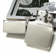 画像4: ZIPPO ライター ジッポ 1935 復刻レプリカ ミラーライン クラシック 角型 外ヒンジ 3バレル シルバー サテン＆鏡面 SV かっこいい シンプル メンズ プレゼント (4)