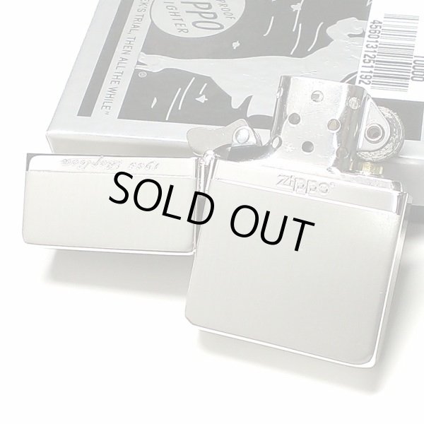 画像4: ZIPPO ライター ジッポ 1935 復刻レプリカ ミラーライン クラシック 角型 外ヒンジ 3バレル シルバー サテン＆鏡面 SV かっこいい シンプル メンズ プレゼント (4)