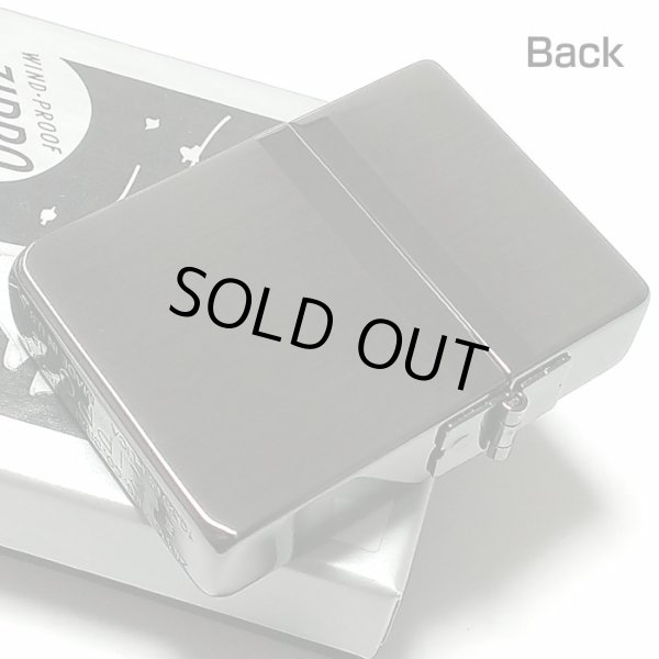 画像3: ZIPPO ライター かっこいい ミラーライン ジッポ 1935 復刻レプリカ ブラックニッケル サテン＆鏡面 おしゃれ シンプル メンズ ギフト プレゼント (3)