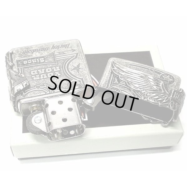 画像8: ZIPPO ライター ハーレーダビッドソン ジッポ アンティークシルバー 銀古美 3面大型メタル イーグル HARLEY-DAVIDSON 日本国内限定モデル かっこいい ギフト (8)