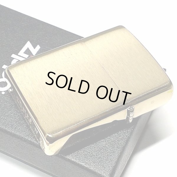 画像3: ZIPPO アーマー ジッポ ライター ゴールドサテン ブラス シンプル 無地 金タンク 重厚モデル かっこいい メンズ プレゼント ギフト (3)
